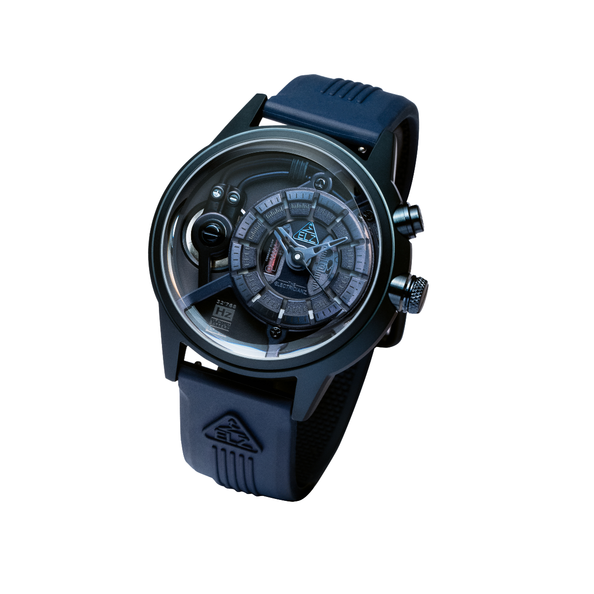 The Electricianz SteelZ The Blue Z - Rubber Mens Watch with Blue Rubber Strap ZZ-A4C/04