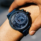 The Electricianz SteelZ The Blue Z - Rubber Mens Watch with Blue Rubber Strap ZZ-A4C/04