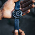 The Electricianz SteelZ The Blue Z - Rubber Mens Watch with Blue Rubber Strap ZZ-A4C/04