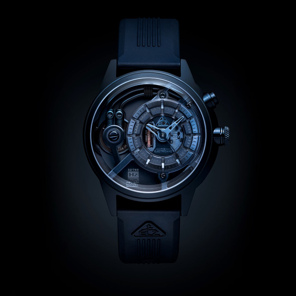 The Electricianz SteelZ The Blue Z - Rubber Mens Watch with Blue Rubber Strap ZZ-A4C/04