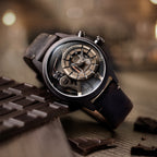 The Electricianz SteelZ The Brown Z - Leather Mens Watch with Brown Leather Strap ZZ-A4C/02