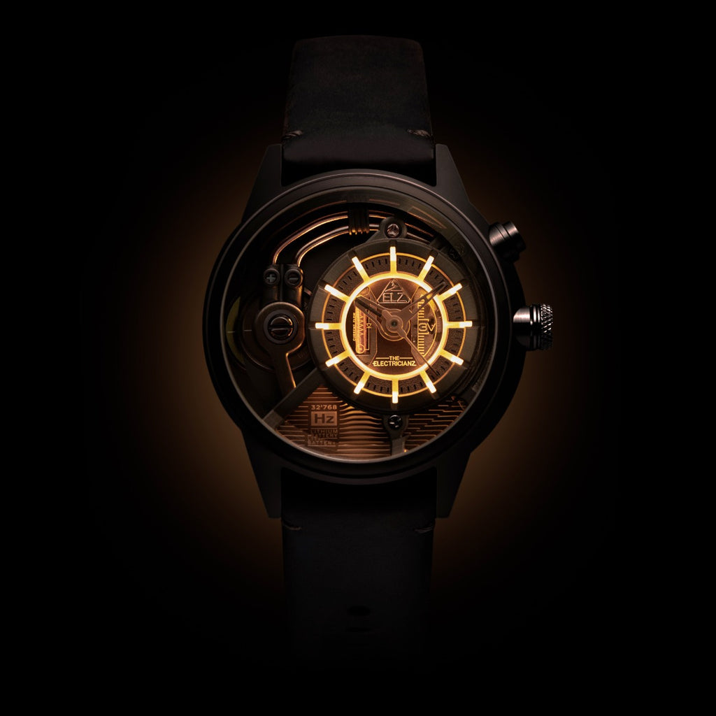 The Electricianz SteelZ The Brown Z - Leather Mens Watch with Brown Leather Strap ZZ-A4C/02