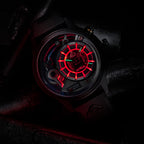 The Electricianz SteelZ DARK Z Mens Watch with Black Rubber Strap ZZ-A3C/05