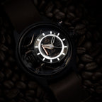 The Electricianz Nylon The Mokaz Mens Watch with Brown Leather Strap ZZ-A1C/02