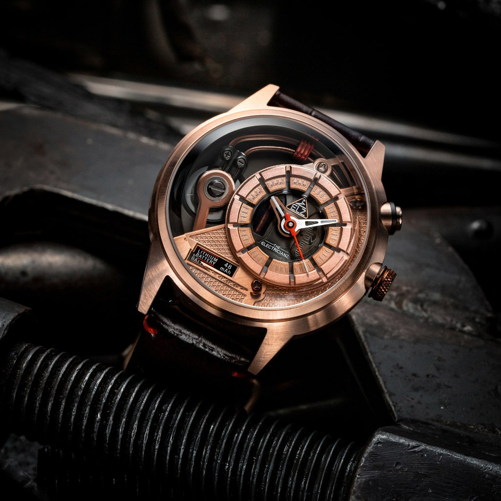 The Electricianz SteelZ The Soprano Z Mens Watch with Brown Leather Strap ZZ-A3C/03