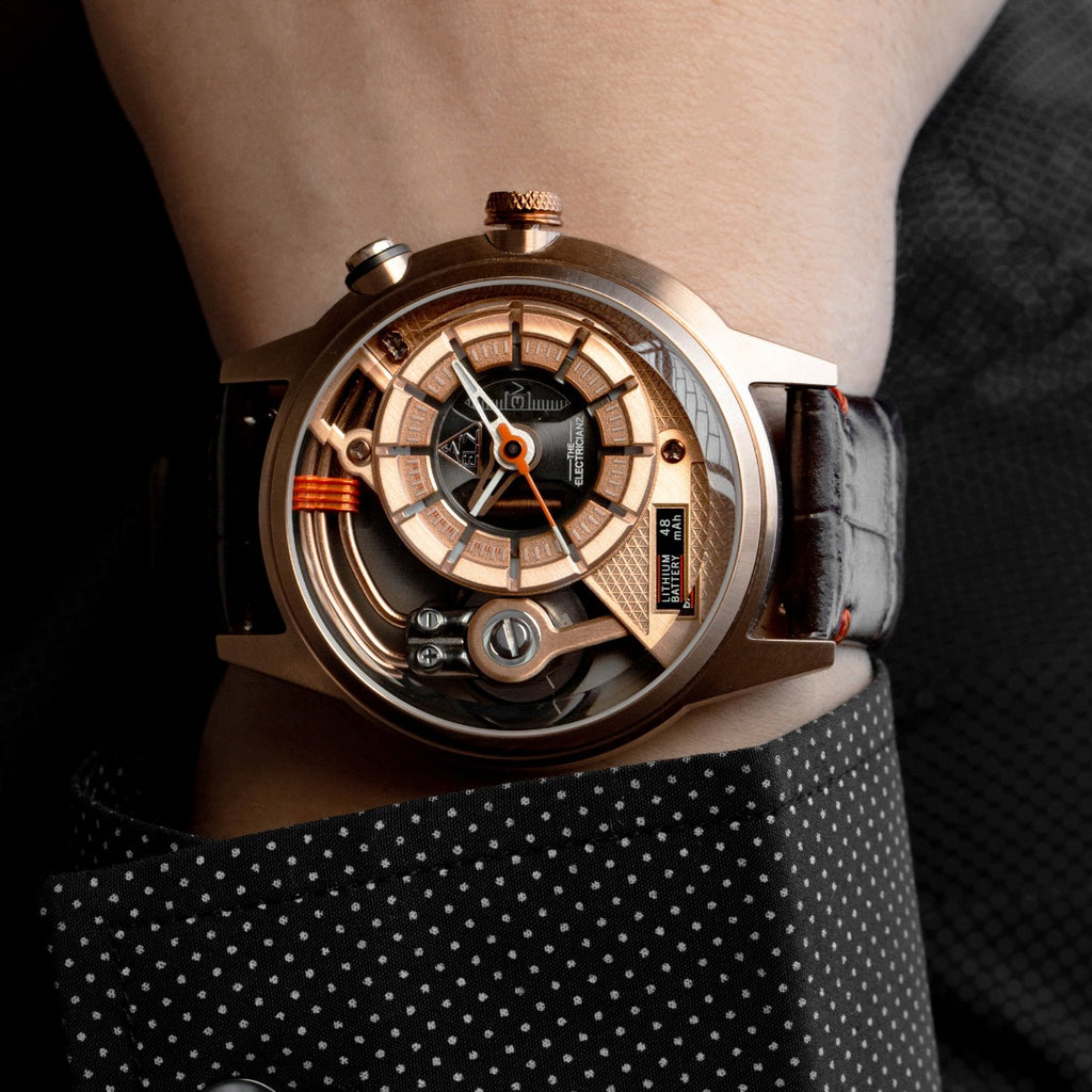 The Electricianz SteelZ The Soprano Z Mens Watch with Brown Leather Strap ZZ-A3C/03
