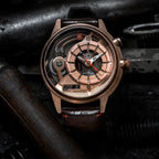 The Electricianz SteelZ The Soprano Z Mens Watch with Brown Leather Strap ZZ-A3C/03