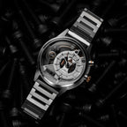 The Electricianz SteelZ The Steel Z - Metal Mens Watch with Silver Stainless Steel Strap ZZ-A3C/01-MB