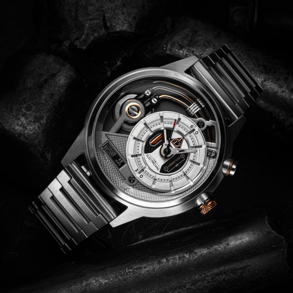 The Electricianz SteelZ The Steel Z - Metal Mens Watch with Silver Stainless Steel Strap ZZ-A3C/01-MB
