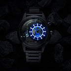 The Electricianz SteelZ The Stone Z - Metal Mens Watch with Silver Stainless Steel Strap ZZ-A3C/02-MB