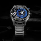 The Electricianz SteelZ The Stone Z - Metal Mens Watch with Silver Stainless Steel Strap ZZ-A3C/02-MB