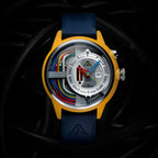 The Electricianz Nylon THE CABLE Z Mens Watch with Blue Rubber Strap ZZ-A1A/02