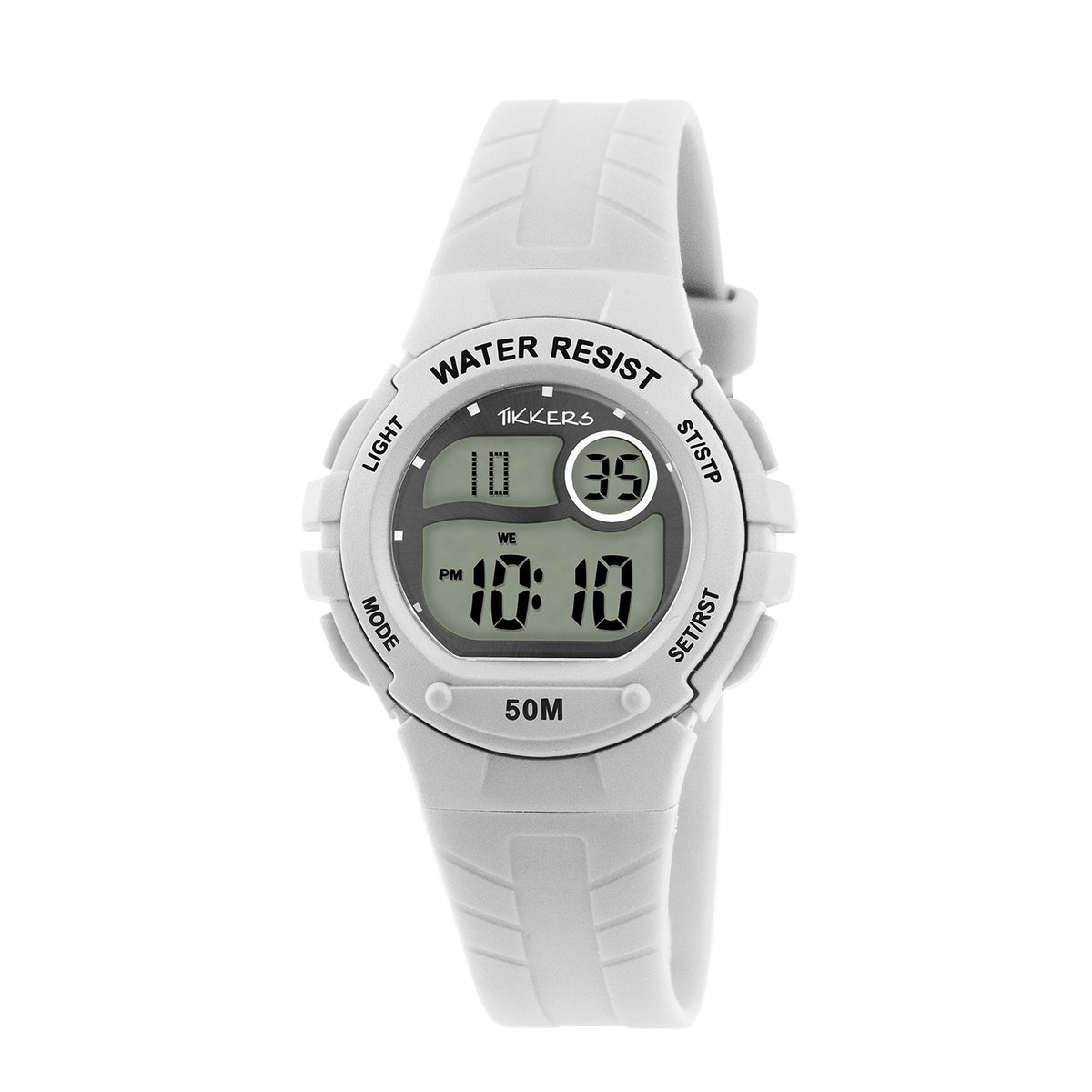 Tikkers Childrens White Digital Watch TK0079