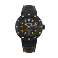 Tonino Lamborghini Cuscinetto Men's Watch with Black Leather Strap TLF-T01-3