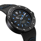 Tonino Lamborghini Cuscinetto Men's Watch with Black Leather Strap TLF-T01-4