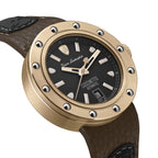 Tonino Lamborghini Cuscinetto Men's Watch with Brown Leather Strap TLF-T01-5