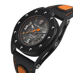 Tonino Lamborghini Cuscinetto R Men's Watch with Black Leather Strap TLF-T02-3