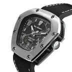 Tonino Lamborghini Spyderleggero Skeleton Men's Watch with Black Silicone Strap TLF-T06-1