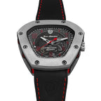 Tonino Lamborghini Spyderleggero Skeleton Men's Watch with Black Silicone Strap TLF-T06-2