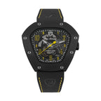 Tonino Lamborghini Spyderleggero Skeleton Men's Watch with Black Silicone Strap TLF-T06-3