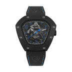 Tonino Lamborghini Spyderleggero Skeleton Men's Watch with Black Silicone Strap TLF-T06-4