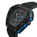 Tonino Lamborghini Spyderleggero Skeleton Men's Watch with Black Silicone Strap TLF-T06-4