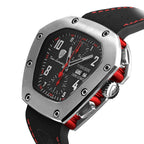 Tonino Lamborghini Spyderleggero Chronograph Men's Watch with Black Silicone Strap TLF-T07-2