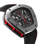 Tonino Lamborghini Spyderleggero Chronograph Men's Watch with Black Silicone Strap TLF-T07-2