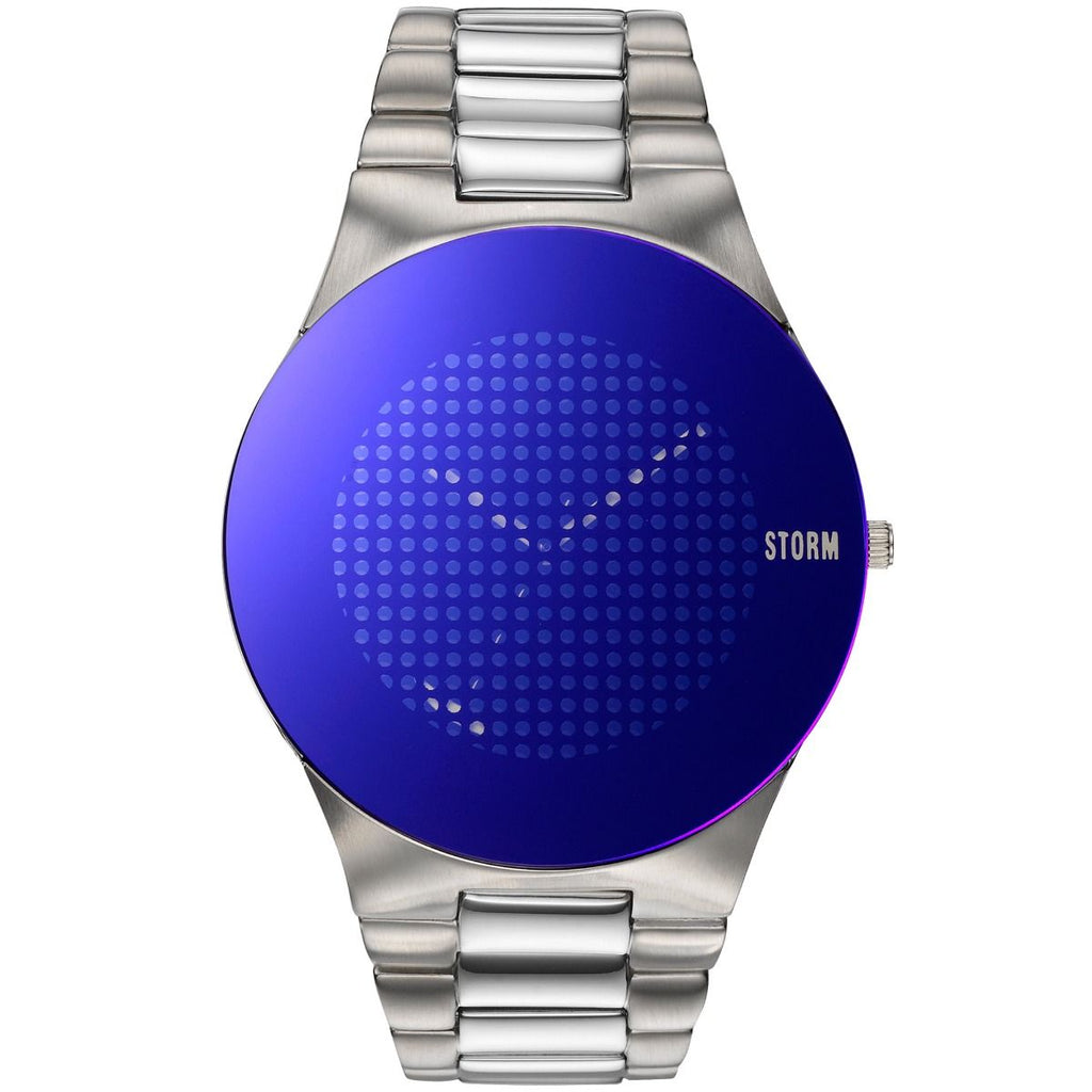 Storm Trionic-X Lazer Blue Gwylio Dynion gyda Breichled Dur Di-staen 47388/B