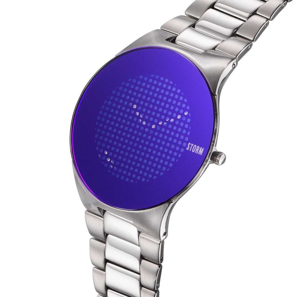 Storm Trionic-X Lazer Blue Gwylio Dynion gyda Breichled Dur Di-staen 47388/B