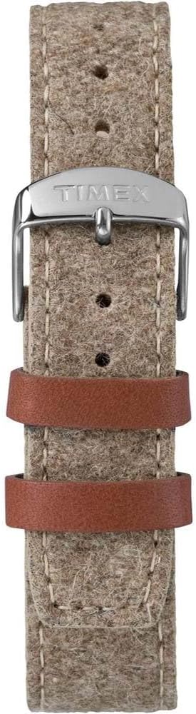 Timex Waterbury Mens Watch with Black Dial and Brown Strap TW2P95600
