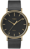 Timex Mens Classic Watch with Black Leather Strap TW2R26000