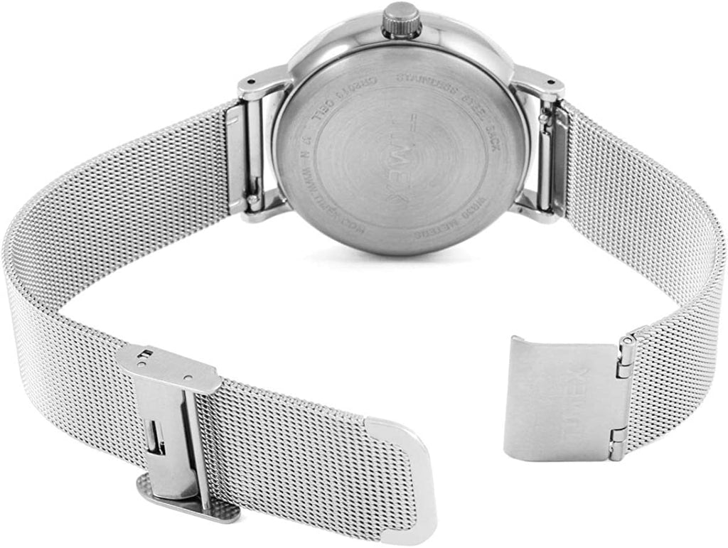 Timex Womens Analogue Classic Quartz Watch with Stainless Steel Strap TW2R26600