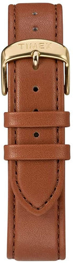 Timex Mens Fairfield Watch with Cream Indiglo Dial and Tan Strap TW2R37900