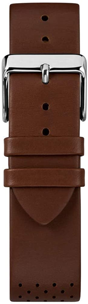 Timex Mens FAIRFIELD Chronograph Watch with Black Dial and Brown Strap TW2R80000
