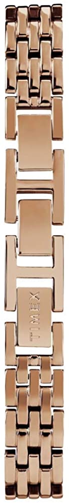 Timex Ladies Classic Watch with Silver Dial and Rose Gold Strap TW2R94000