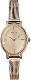 Timex Ladies Watch with Rose Gold Dial and Rose Gold Milanese Strap TW2R94400