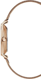Timex Ladies Watch with Rose Gold Dial and Rose Gold Milanese Strap TW2R94400