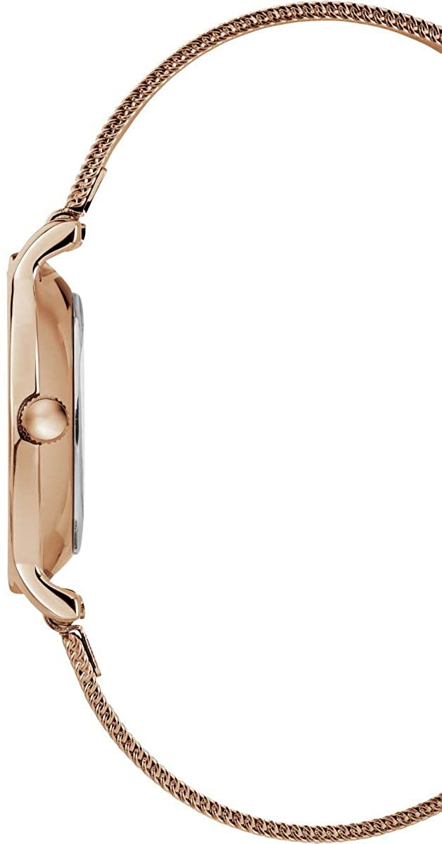 Timex Ladies Watch with Rose Gold Dial and Rose Gold Milanese Strap TW2R94400