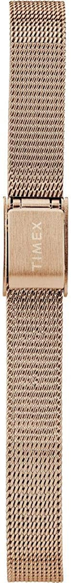 Timex Ladies Watch with Rose Gold Dial and Rose Gold Milanese Strap TW2R94400