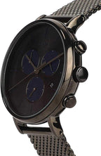 Timex Mens FAIRFIELD Chronograph Watch with Grey Dial and Grey Milanese Strap TW2R98000