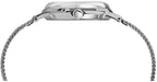 Timex Unisex Marlin Hand Wind Watch with Silver Dial and Silver Milanese Strap TW2T18500