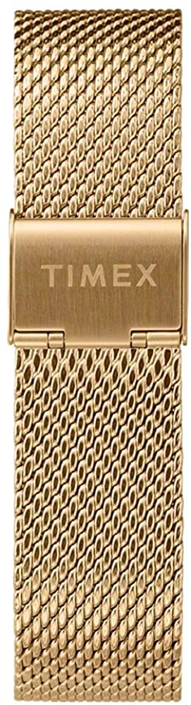 Timex Men's Marlin Automatic Watch with Silver Dial and Gold Milanese Strap TW2T34600