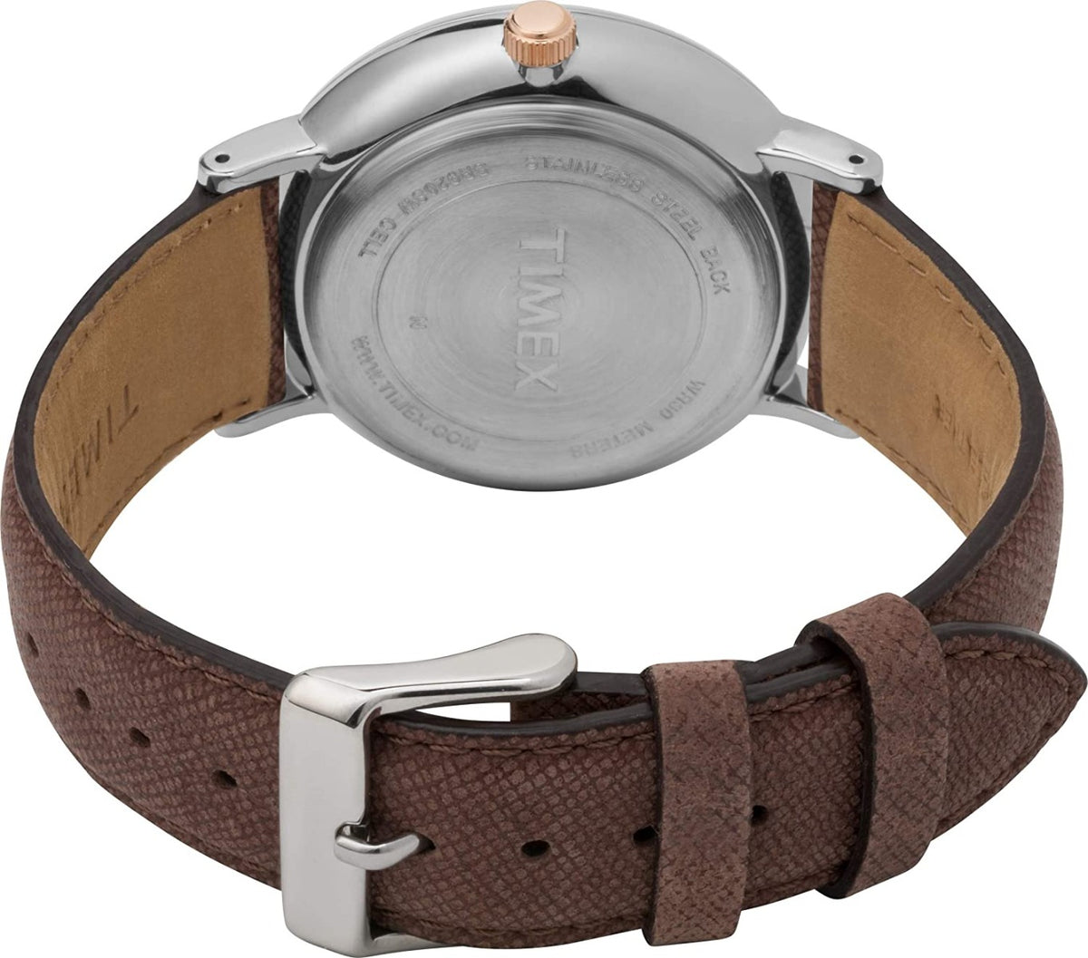Timex Men's Southview Watch with Brown Leather Strap TW2T35000