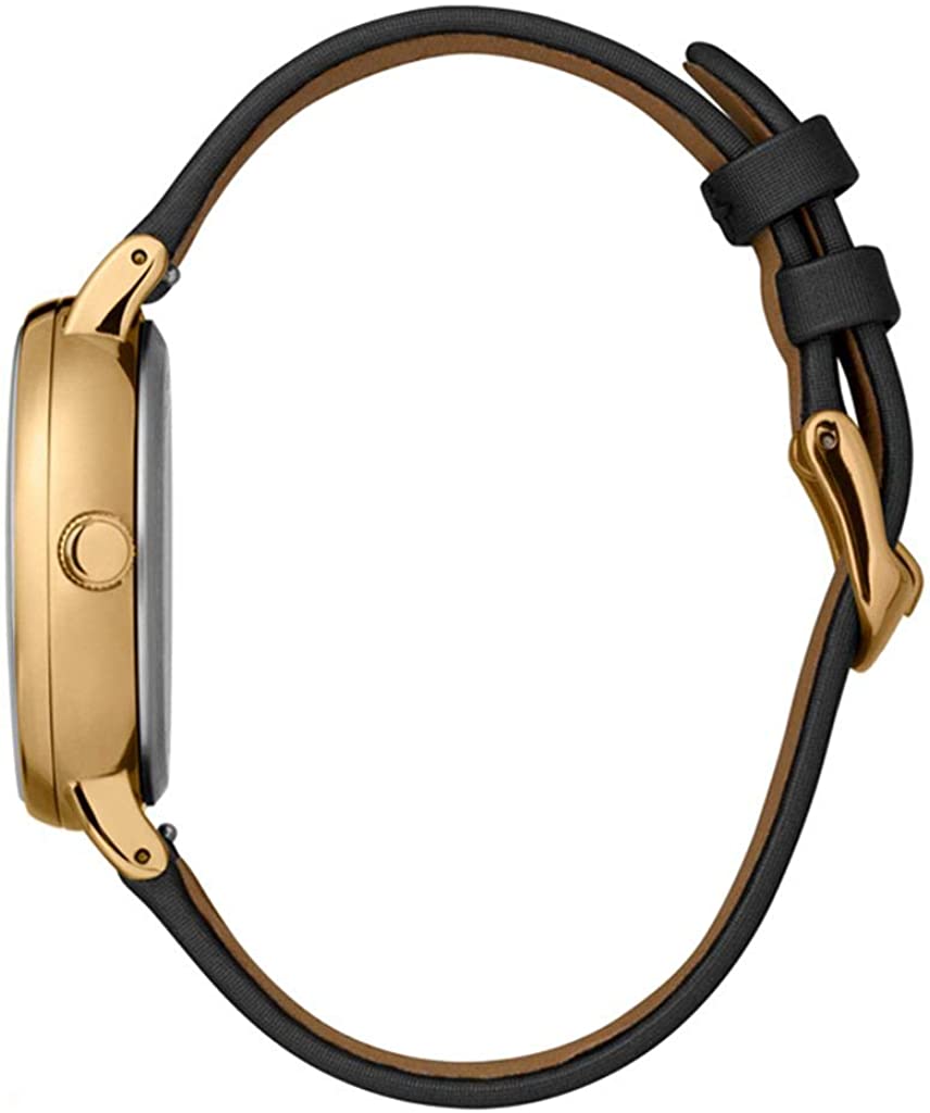 Timex Celestial Opulence Ladies Watch with Black Dial and Black Leather Strap TW2T87600