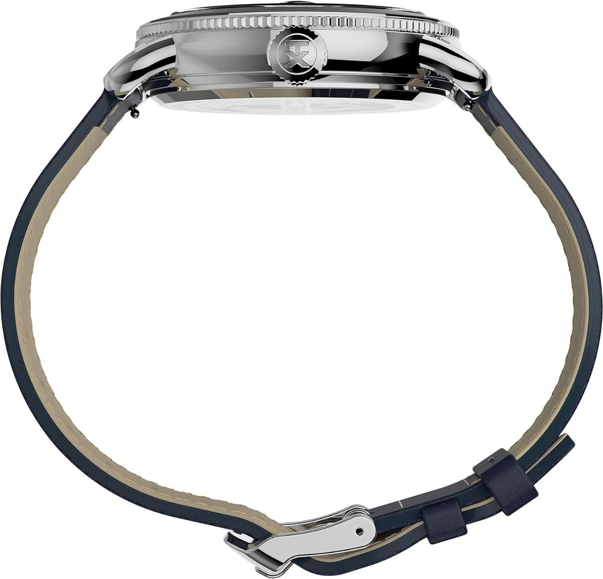 Timex Trend Mens Watch with Black Dial and Blue Strap TW2U01900