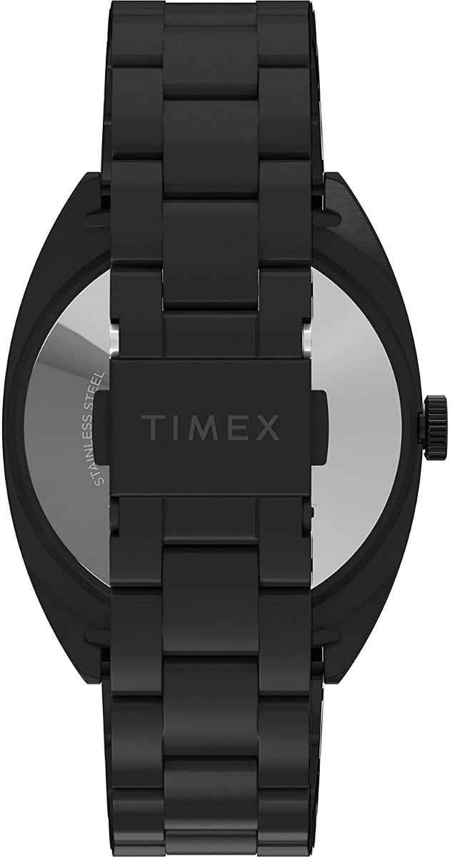 Timex Men's Milano XL Watch with Black Dial and Back Strap TW2U15500