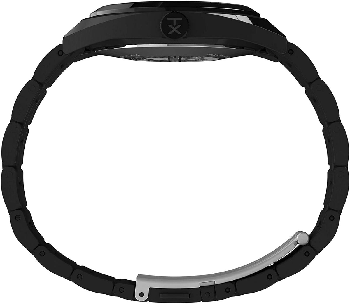 Timex Men's Milano XL Watch with Black Dial and Back Strap TW2U15500