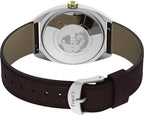 Timex Men's Milano XL Watch with Black Dial and Brown Strap TW2U15800