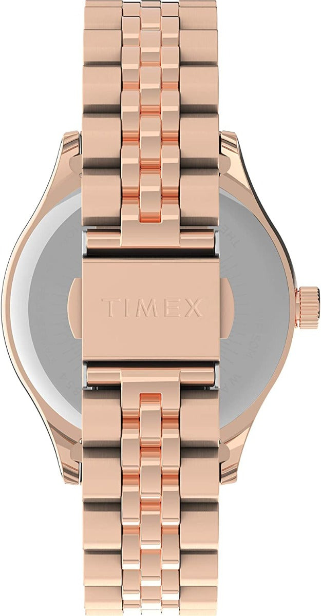Timex Women's Waterbury Neon Watch with Rose Gold Bracelet TW2U23300